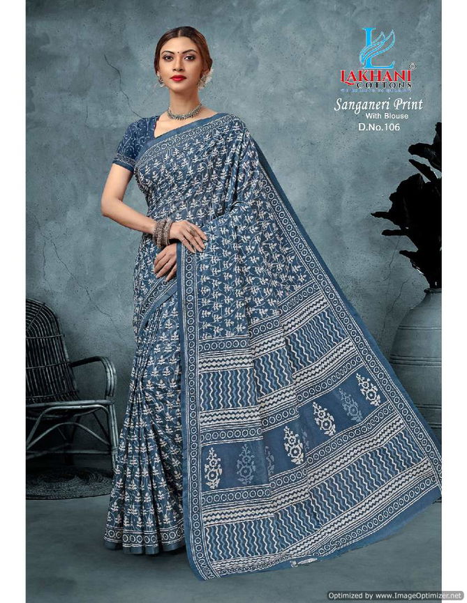 Sanganeri Vol 1 By Lakhani Daily Wear Cotton Sarees Wholesale Online